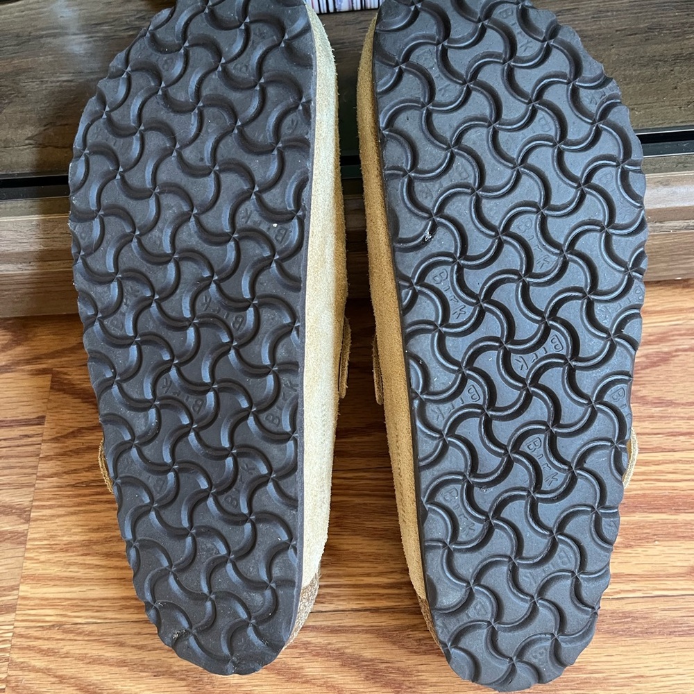 Birkenstock Boston Suede Buckle Clogs - Picture 8 of 8